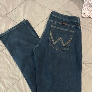 Wrangler Q Baby Women's Dark Blue Boot Cut Jeans